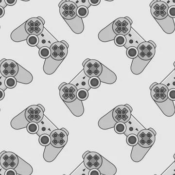 Gamepad Video game controller background Stock Illustration