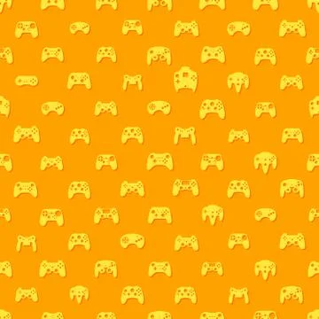 Gamepad Video game controller background Stock Illustration