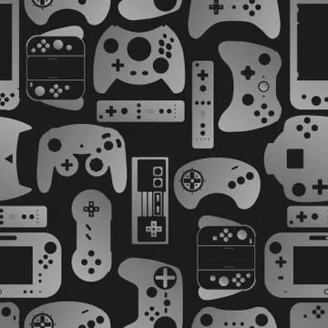 Gamepad Video game controller background Stock Illustration