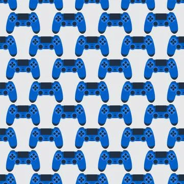 Gamepad Video game controller background Stock Illustration