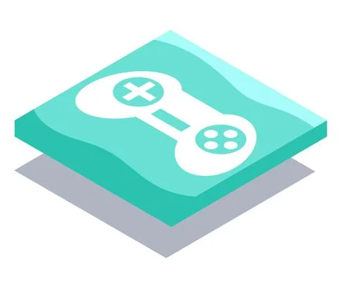 Gamepad video game controller sign vector illustration, joystick icon with Stockillustratie