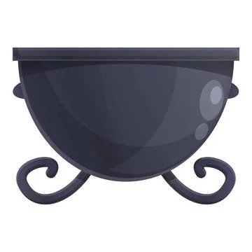 Gameplay cauldron icon cartoon vector. Casino slot Stock Illustration