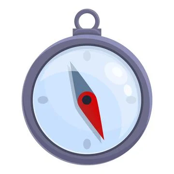 Gameplay compass icon cartoon vector. Menu design Stock Illustration
