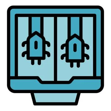 Gameplay interface icon vector flat Ilustração Stock