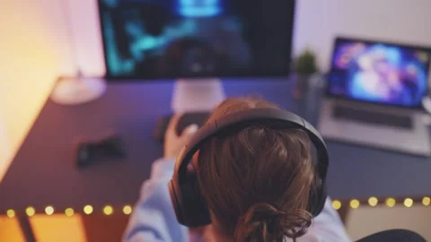 Gamer 6 Stock Footage 241743441