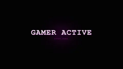 Gamer Active Logo Animation - Modern Digital Gaming Brand Intro Stock Footage 331568435