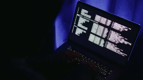 Gamer exploring virtual reality matrix visuals screen, futuristic gaming content Stock Footage 317942892