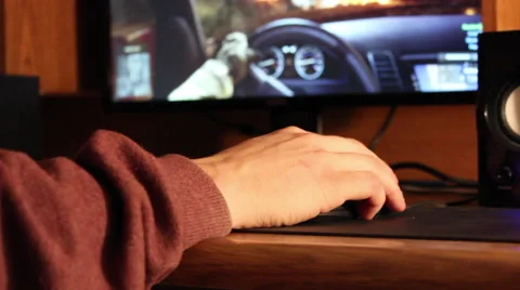 Gamer at play Video stock 45458427