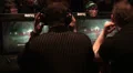 Gamers start playing close up in the Hall of Games at Cebit 2012 HD Footage