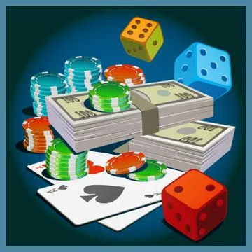 Games of chance Stock Illustration