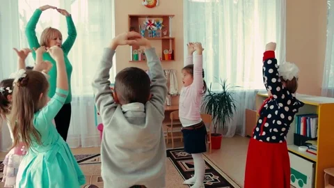 Games for the development of children's speech. Stock Footage 73521353