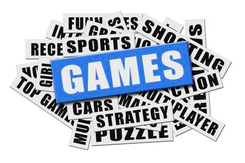 Games Stock Illustration