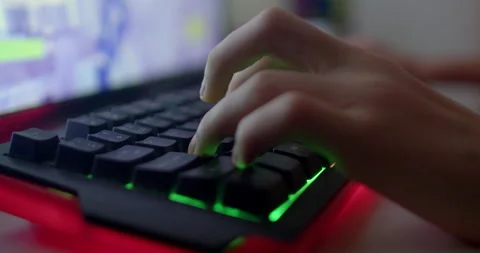 Games use hot keys perform certain commands actions without having use mouse Vídeos de archivo 272481205