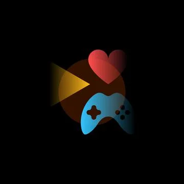 Games. Vector icon in gradient style. Editable illustration Stock Illustration