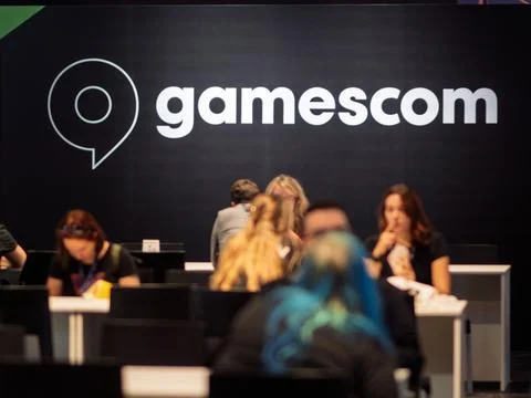 Gamescom 2025 Event Highlights: Interactive Gaming and Community Engagement Stock Photos
