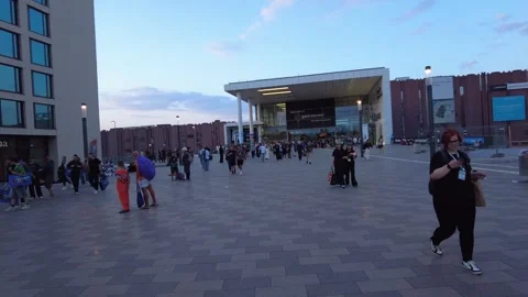 GAMESCOM Cologne Germany Way Out Train Station Cathedral View 動画素材 282934793