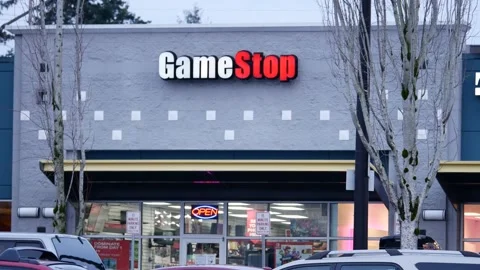 GameStop storefront. Stock Footage 147471558