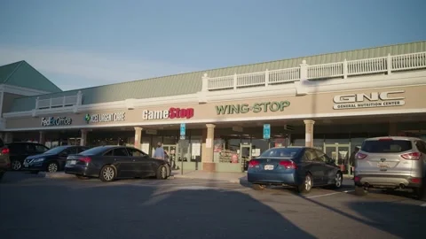 Gamestop Wide View Stockbeeldmateriaal 147564677