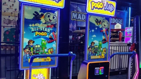 Gaming arcade machine Stock Footage 327115790