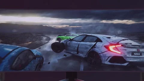 GAMING CHAIR Without Audio Stock Footage 243813138