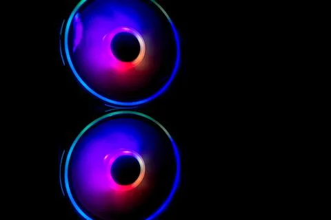 Gaming Computer Fan 스톡 사진