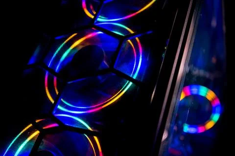 Gaming Computer Fan 스톡 사진