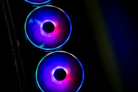 Gaming Computer Fan 스톡 사진