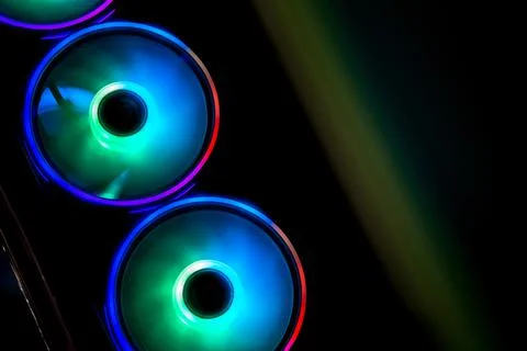 Gaming Computer Fan 스톡 사진