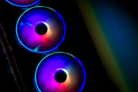 Gaming Computer Fan 스톡 사진