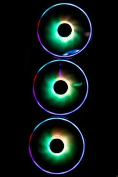 Gaming Computer Fan 스톡 사진