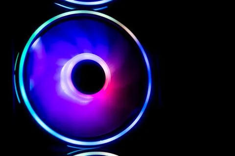 Gaming Computer Fan Fotos de archivo