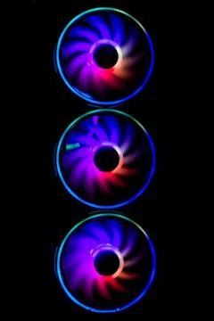 Gaming Computer Fan Stock-Fotos