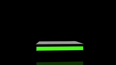 Gaming Console Turns on itself - loop animation Stock Footage 251688185