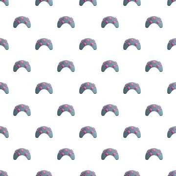 Gaming controller pattern seamless background design 스톡 일러스트