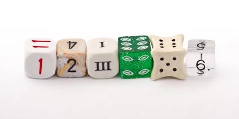 Gaming dice Foto stock