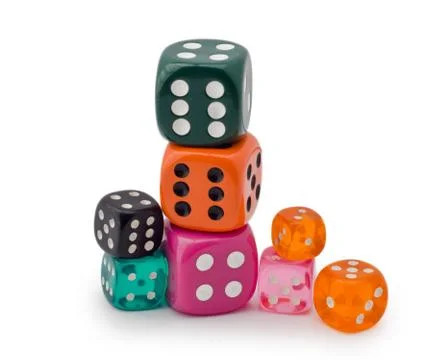 Gaming dice Foto stock