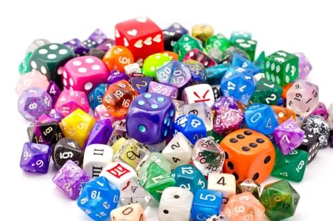 Gaming dice Foto stock