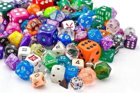 Gaming dice Foto stock