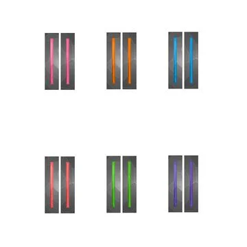 Gaming elements isolated on white background. Design for computer game. Symbols Stockillustratie