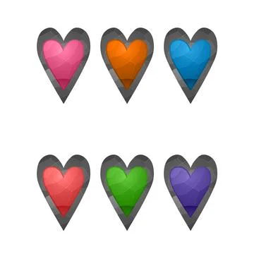 Gaming elements isolated on white background. Design for computer game. Symbols 스톡 일러스트