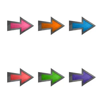 Gaming elements isolated on white background. Design for computer game. Symbols Illustrazione stock