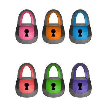 Gaming elements isolated on white background. Design for computer game. Symbols イラスト素材