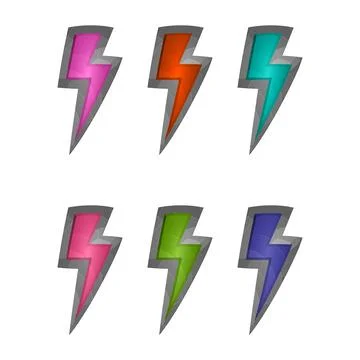 Gaming elements isolated on white background. Design for computer game. Symbols Stockillustratie