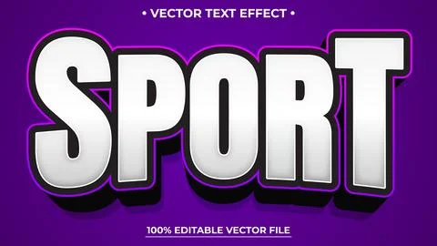 Gaming Esport style text effect, Editable text effect Illustrazione stock