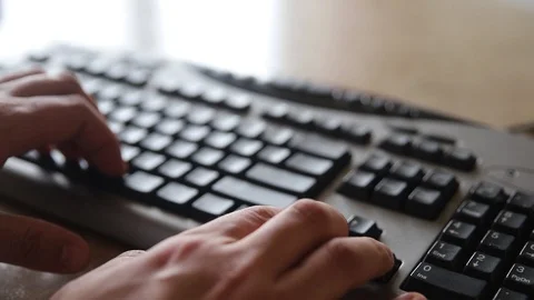 Gaming keyboard Stock Footage 123531107