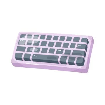 Gaming keyboard Stock Illustration