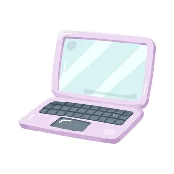 Gaming laptop Stock Illustration