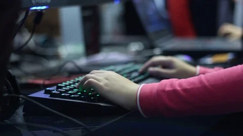 Gaming League Stock Footage 87135063