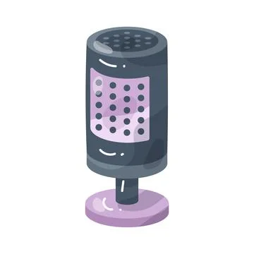 Gaming microphone Stock Illustration
