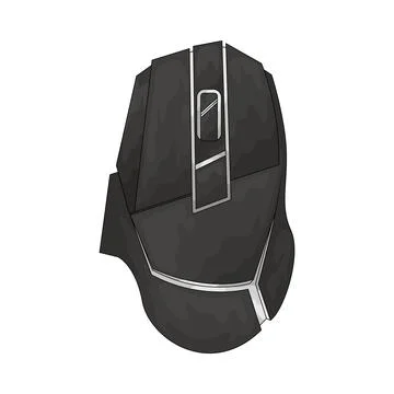 Gaming Mouse illustration Stock Illustration